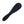 Load image into Gallery viewer, The Tantus Pelt Paddle, a matte black silicone rounded paddle with a curved handle, is displayed against a blank background.
