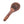 Load image into Gallery viewer, The Floral Engraved Wood Spanking Paddle, a light brown wooden ping-pong style paddle with a floral design engraved on it, is displayed against a blank background.
