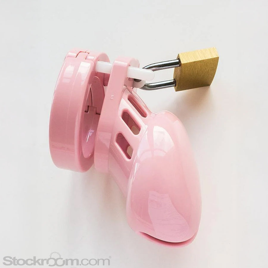 CB-6000S Male Chastity Device, Pink-The Stockroom