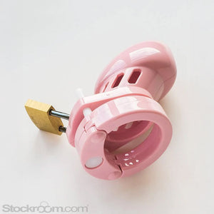 CB-6000S Male Chastity Device, Pink-The Stockroom