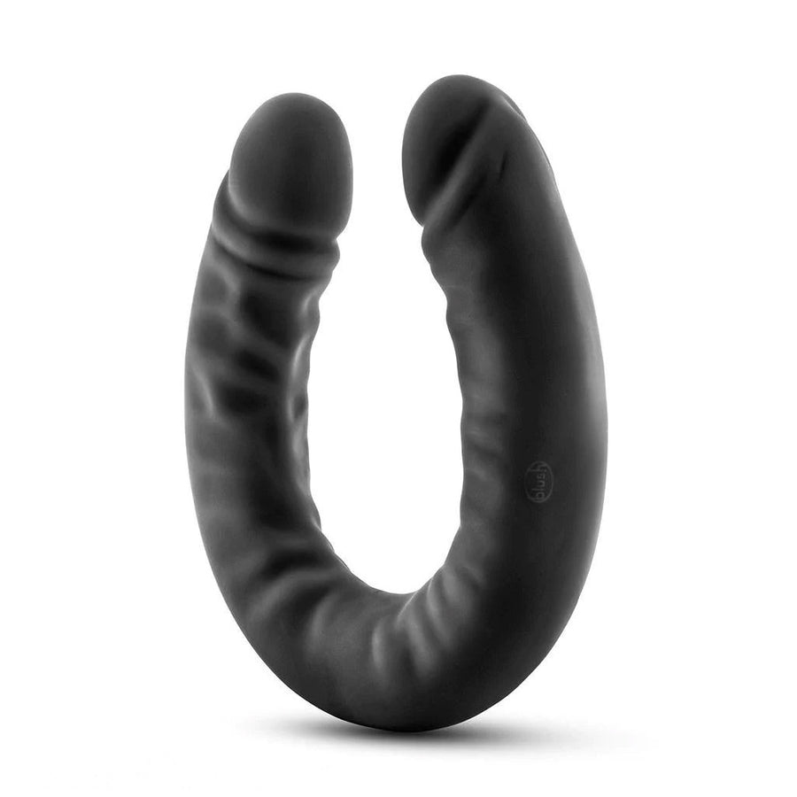 Silicone Double Dong, 18 Inch, Black, Thick-The Stockroom