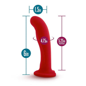 Temptasia Jezebel Silicone Dildo, Crimson-The Stockroom