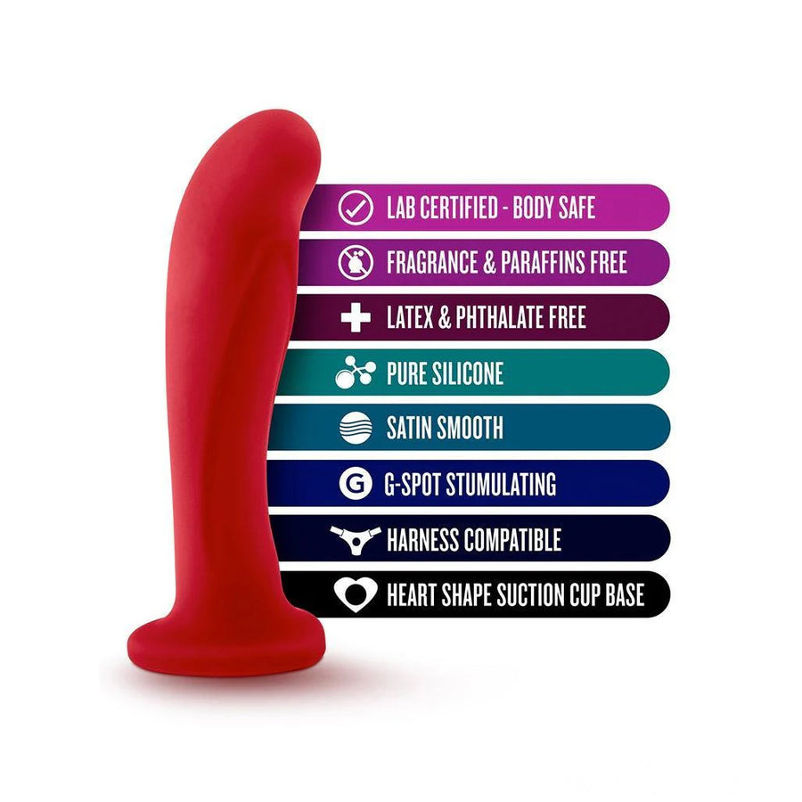 Temptasia Jezebel Silicone Dildo, Crimson-The Stockroom