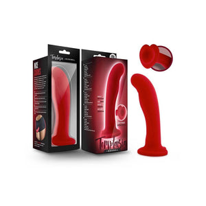 Temptasia Jezebel Silicone Dildo, Crimson-The Stockroom