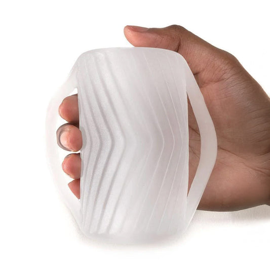 Perfect Fit Male Masturbator w/ Grip Clear-The Stockroom