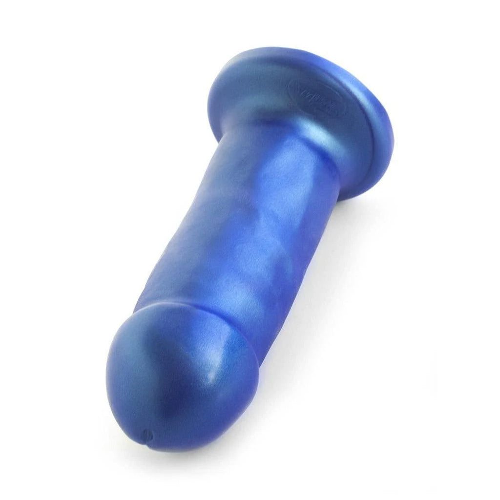 Tantus They/Them Silicone Dildo, Rockabilly Blue-The Stockroom