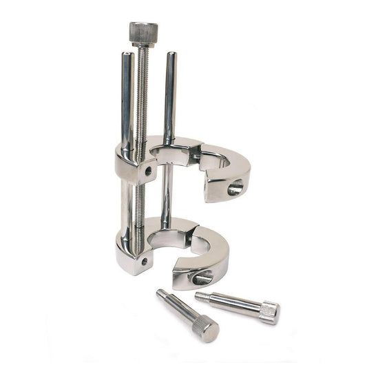 The Ze Extreme Double Stainless Steel Adjustable Ball Bruiser is shown disassembled against a blank background.