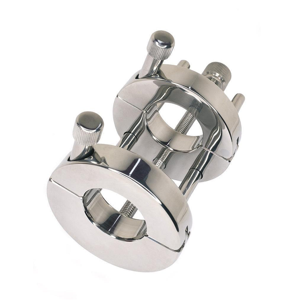 The Ze Extreme Double Stainless Steel Adjustable Ball Bruiser is shown against a blank background.
