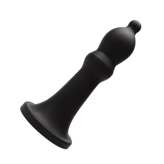 Tantus Bishop XL Silicone Dildo, Black-The Stockroom