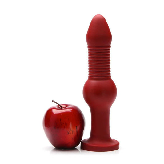 Tantus Fido XL Silicone Dildo, Red-The Stockroom