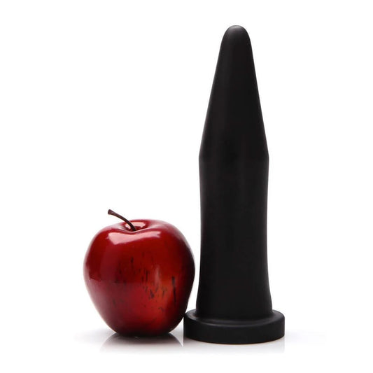 Tantus Inner Band Trainer Silicone Dildo, Black-The Stockroom