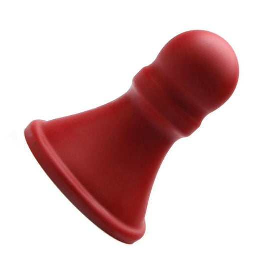 Tantus The Pawn XL Silicone Butt Plug, Red-The Stockroom