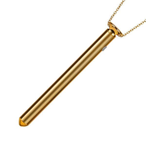 Vesper Pendant Necklace Vibrator 24kt Gold by Crave-The Stockroom