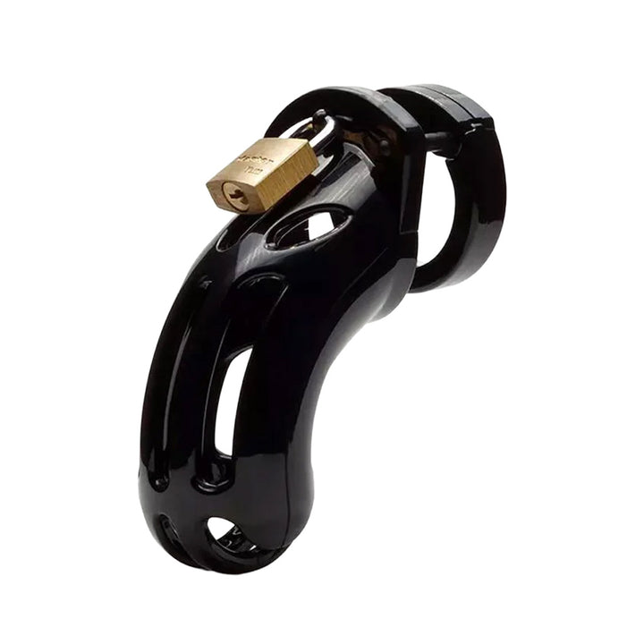 The Curve Male Chastity Device, Black-The Stockroom