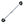 Load image into Gallery viewer, The chrome Adjustable Wrist And Ankle Spreader Bar is displayed against a blank background. It is a silver metal rod with silver pins that can be moved to adjust the length of the bar. The bar has a lockable black leather cuff on each end.

