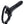 Load image into Gallery viewer, The black In And Out Penis Gag With A Removable Dildo is displayed against a blank background. The gag is made of a black double-ended dildo with black leather straps.
