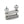 Load image into Gallery viewer, One Extreme Adjustable Nipple Clamps is shown assembled against a blank background. Two aluminum jaws are on top of each other with a little space between them. They are supported by a bolt and nut on each side.
