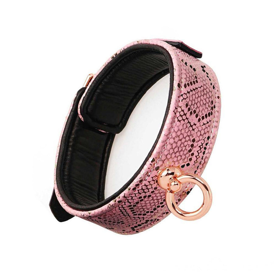 The Rose Gold Snake Collar is displayed against a blank background.
