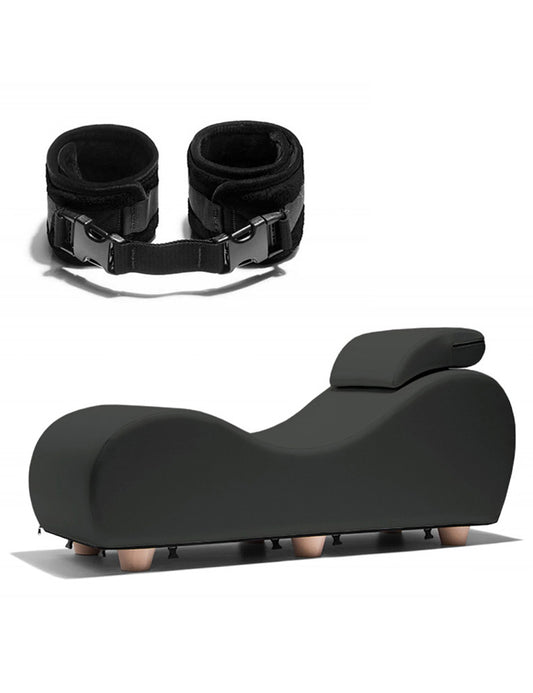 Black Label Esse Chaise II by Liberator w/ Microfiber cuffs