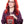 Load image into Gallery viewer, Kate Loree, the author of Open Deeply, is shown presenting the book. She has bright red hair and nail polish and is wearing black rimmed glasses and a dark purple blouse. 
