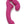 Load image into Gallery viewer, The Fun Factory Share Lite Double Dildo in Blackberry is shown against a blank background.
