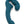 Load image into Gallery viewer, The Fun Factory Share Lite Double Dildo in Deep Sea Blue is shown against a blank background.
