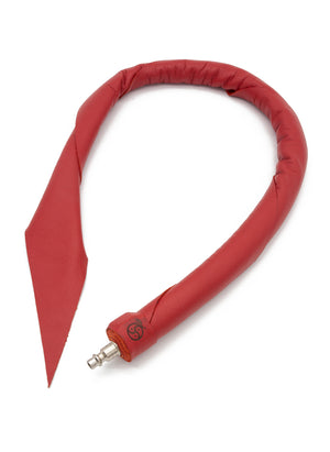 The Cow Leather Interchangeable Dragontail is shown in Red against a blank background.