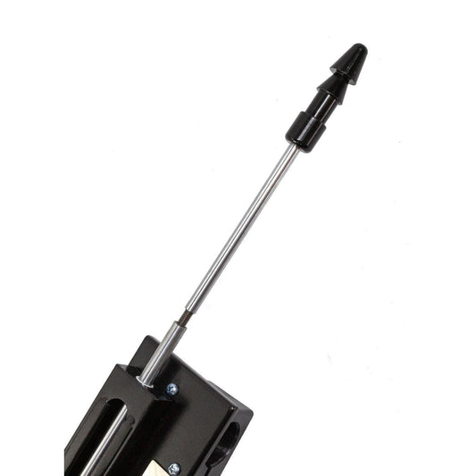 The Extension Rod Rex Machine Adaptor is shown attached to the original rod of the Rex Machine.