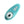 Load image into Gallery viewer, A Womanizer Liberty Clitoral Vibrator in Powder Blue is shown from the front against a blank background. It has two buttons.
