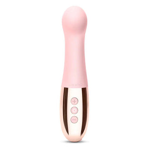 A Le Wand Gee G-Spot Vibrator in Rose Gold is shown against a blank background.