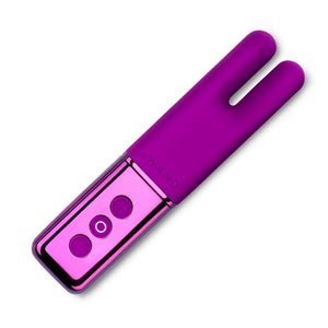 Le Wand Chrome Deux Bullet Vibrator, Dark Cherry