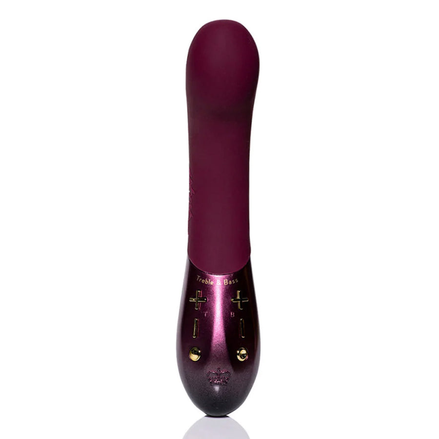 The Hot Octopuss Kurve G-Spot Vibrator is shown from the front against a blank background. Six buttons are visible on the handle, arranged in two rows of three. The two sets of buttons are identical.