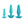 Load image into Gallery viewer, The three plugs from the b-Vibe Anal Training &amp; Education Butt Plug Set in Aqua are shown against a blank background. The plugs are tapered with thin necks and flared, curved bases. They are arranged with the smallest on the left and largest on the right.
