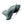 Load image into Gallery viewer, The Clandestine Mimic Plus Massager External Vibrator in Stealth Grey is shown against a blank background. The toy is shaped like a curved tongue with two wavy wings on the sides.

