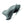 Load image into Gallery viewer, The Clandestine Mimic Plus Massager External Vibrator in Stealth Grey is shown against a blank background. The toy is shaped like a curved tongue with two wavy wings on the sides.
