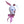 Load image into Gallery viewer, The white Leather Bunny Hood is displayed against a blank background. The small mouth opening is a metal circle. The bunny ears are lined with pink leather on the inside. One ear stands up straight and the other folds over.
