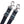 Load image into Gallery viewer, A close-up of the ends of two of the restraint straps from the Kinklab Bound-O-Round 4-Point Restraint System is shown against a blank background. The straps are made of black leather and have silver metal snap hooks on the ends.
