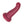Load image into Gallery viewer, The KinkLab Ebb &amp; Flow Silicone Dildo in Plum is shown against a blank background. The dildo is tapered and is curved at the top with a pronounced tip. The base of the toy is wide. 
