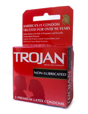Trojan Condoms, 3-Packs-The Stockroom