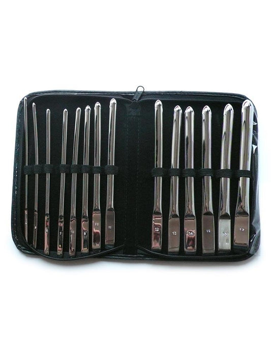 Flat Ended Urethral Hegar Sounds Kit - 14 Piece-The Stockroom