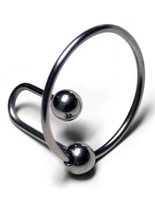 Double Ball Headring with Sperm Stopper-The Stockroom