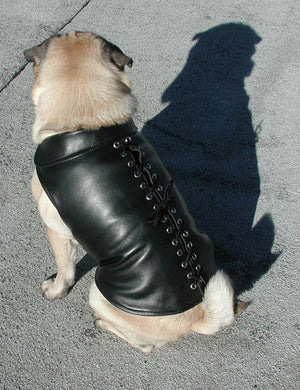 Leather Dog Vest-The Stockroom