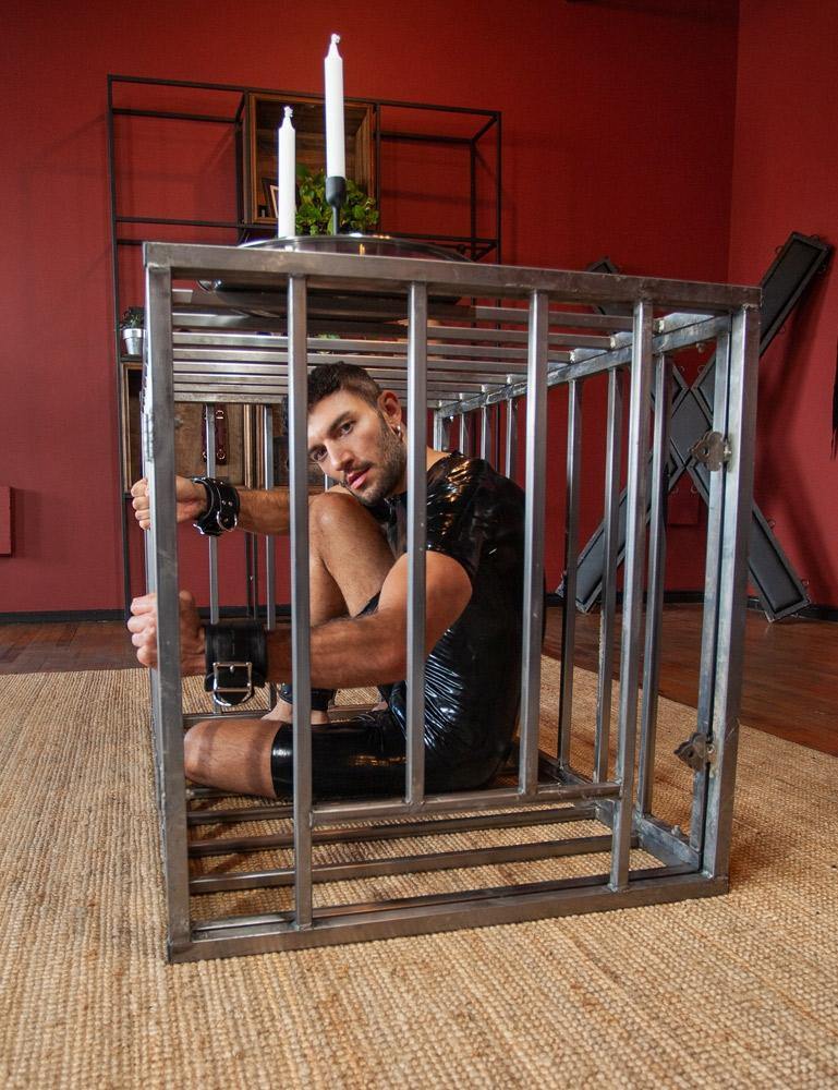 Steel Puppy Cage, Deluxe-The Stockroom