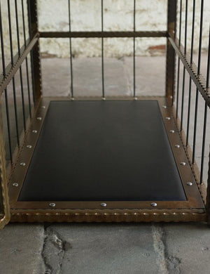 Hammered Steel Coffee Table/ Cage-The Stockroom