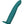 Load image into Gallery viewer, The Fun Factory Limba Flex Bendable Dildo in a size Medium is shown from the side against a blank background. The dildo is a dark teal and has a flat, extended base. It is very slightly tapered and has a mild curve beneath the head.

