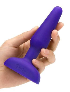 b-Vibe Trio Butt Plug, Purple-The Stockroom