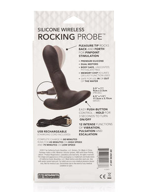 Silicone Wireless Rocking Anal Probe-The Stockroom