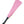 Load image into Gallery viewer, The Pink Devil Leather Flogger By Dragontailz is displayed against a blank background. The flogger has light pink falls and a black handle.
