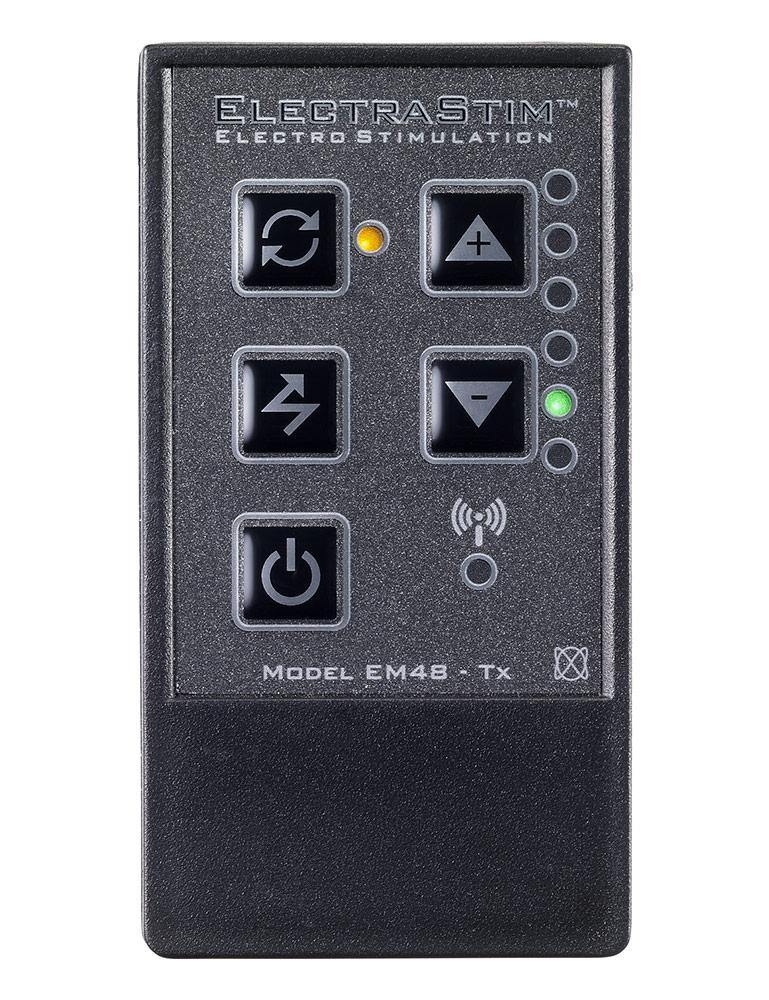 One of the Electrastim Remote Controlled Stimulator Kit controllers is displayed against a blank background.