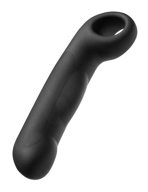 The Electrastim "Ovid" Silicone Noir Dildo is displayed against a blank background.